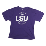 KNIGHTS APPARREL Mens Purple LSU Tigers Cotton T-Shirt XL Short Sleeve Crew Neck