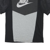 NIKE Mens Black & Grey Graphic T-Shirt M Short Sleeve Crew Neck Sportswear