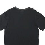 NIKE Mens Black & Grey Graphic T-Shirt M Short Sleeve Crew Neck Sportswear