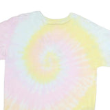 GILDAN Mens Yellow & Pink Destin Florida Graphic T-Shirt L Short Sleeve Crew