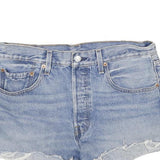 LEVI'S Womens Denim Blue Cut-Off Shorts M W31 Frayed Hem Casual Summer