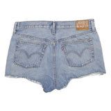 LEVI'S Womens Denim Blue Cut-Off Shorts M W31 Frayed Hem Casual Summer