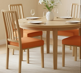 Anyseat Plain Orange Stretch Chair Cover – Washable, Removable Dining & Kitchen Seat Protector
