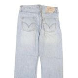 LEVI'S 501 Mens Jeans Blue Regular Straight Denim Light W28 L27 Classic Button