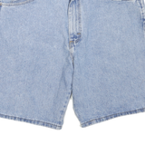 WRANGLER Mens Denim Shorts Blue Casual M W34 Cotton Blend Button Closure