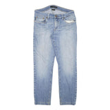 CALVIN KLEIN JEANS Womens Slim Blue Denim Light W31 L26 Slim Fit Straight Jeans