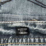 Mer Hip Hop Jeans - 36W 34L Light Wash Denim