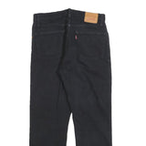 LEVI'S 501 BIG E Womens Jeans Black Regular Straight Denim W27 L26 Button Fit