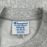 Reverse Weave Champion College Sweatshirt - Medium Gray Cotton