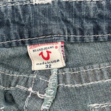 True Religion Denim Shorts - 30W US 4 Dark Wash Denim