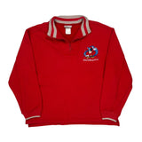 Walt Disney World Disney Graphic 1/4 Zip - Medium Red Cotton