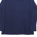 LIBERO Mens Blue Shirt M Long Sleeve Button Closure Classic Fit Casual Workwear