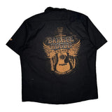 Barrel House Saloon Dickies Short Sleeve Shirt - 2XL Black Polyester Blend