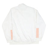 ADIDAS Mens White & Orange Juventus Football Track Jacket XL Polyester Blend Zip