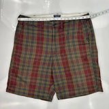 Polo By Ralph Lauren Checked Chino Shorts - 40W 10L Multicoloured Cotton