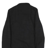 TOMMY HILFIGER Womens Black Wool Blend Jacket S Zip Classic Outerwear