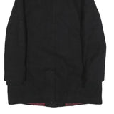 TOMMY HILFIGER Womens Black Wool Blend Jacket S Zip Classic Outerwear