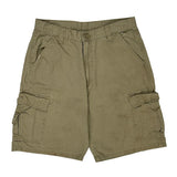 Wrangler Cargo Shorts - 32W 10L Khaki Cotton