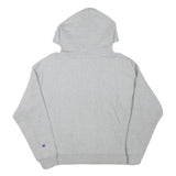 CHAMPION Womens Grey Hoodie XL Cotton Blend Pullover Hooded Sweatshirt