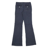 UNION BAY Womens Dark Blue Relaxed Flared Denim Jeans W26 L32 Classic Comfort