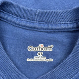Age 4 Carhartt Long Sleeve T-Shirt - XS Blue Cotton