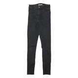 LEVI'S Womens Black Slim Skinny Denim Medium Wash W22 L27 Stretch Cotton Blend