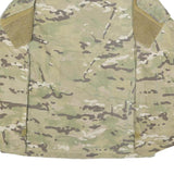 Mens Beige & Green Camouflage Military Style Button Jacket M Cotton Blend