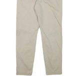 LEVI'S Mens Slim Beige Cotton Blend Slim Trousers W30 L27 Casual Zip Closure