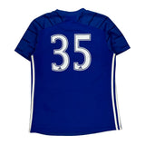 Dsa United Adidas Football Shirt - Medium Blue Polyester