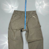 Unbranded Carpenter Trousers - 32W 34L Grey Cotton