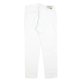 RALPH LAUREN Womens Jeans White Slim Skinny Denim W31 L28 Button Cotton Blend