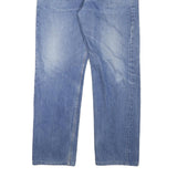 LEVI'S 501 Mens Jeans Blue Regular Straight Denim Light W35 L31 Classic Button