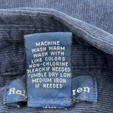 Age 8-10 Ralph Lauren Cord Shirt - Small Navy Cotton