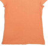 TOMMY HILFIGER Mens Orange Short Sleeve Plain M Polo Shirt Cotton Casual