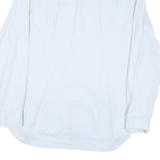 TOMMY HILFIGER Mens Blue L Button Down Casual Shirt Cotton Blend Long Sleeve