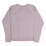 FILA Womens Pink XL Crew Neck Cotton Sweatshirt Logo Patch Casual Pullover