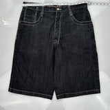 5Ive Jungle Denim Shorts - 36W 12L Black Cotton