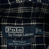 Whitfield Polo By Ralph Lauren Checked Shirt - Medium Blue Cotton