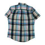 Tommy Hilfiger Checked Short Sleeve Shirt - Large Multicoloured Cotton