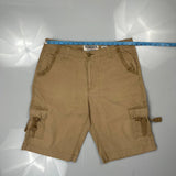 Ecko Unltd Cargo Shorts - 36W 11L Beige Cotton