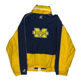 Michigan Logo Athletics College Windbreaker - XL Blue Polyester