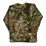 Age 10-12 Red Head Camo Long Sleeve T-Shirt - Medium Camo Cotton
