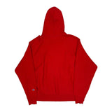 Reverse Weave Champion Hoodie - Large Red Cotton