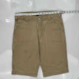 Carhartt Carpenter Shorts - 34W 11L Khaki Cotton
