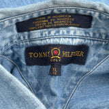 Cook Logo Tommy Hilfiger Denim Shirt - XL Blue Cotton
