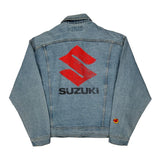 Suzuki Lee Graphic Denim Jacket - XL Light Wash Denim