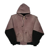 Custom Repair Carhartt Plum Jacket - XL Pink Cotton