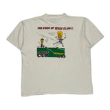 1993 Oneita Graphic T-Shirt - XL White Cotton