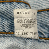 Made In USA Levis 512 Jeans - 33W 32L Light Wash Cotton