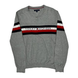 Tommy Hilfiger Sweater - Large Gray Cotton
